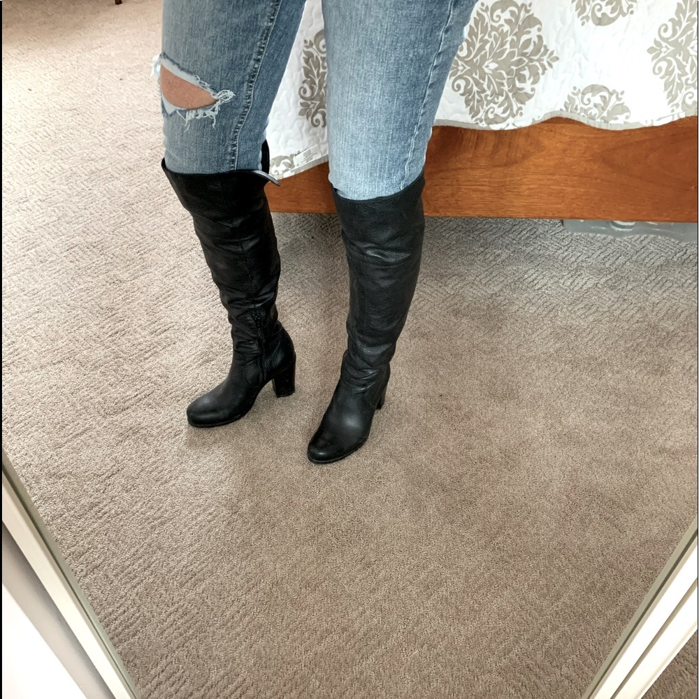 Browns Made in Italy riding boots.